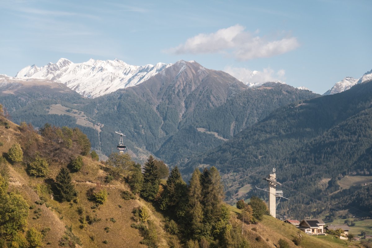 Luftseilbahn Mörel-Greich-Riederalp, Oktober 2021