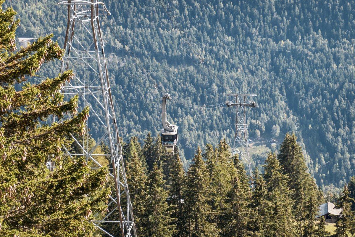 Luftseilbahn Mörel-Greich-Riederalp, Oktober 2021