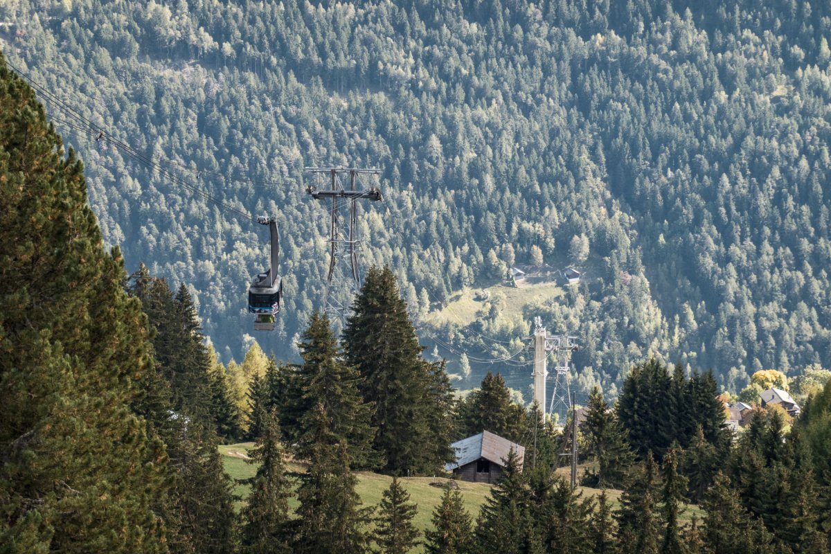 Luftseilbahn Mörel-Greich-Riederalp, Oktober 2021