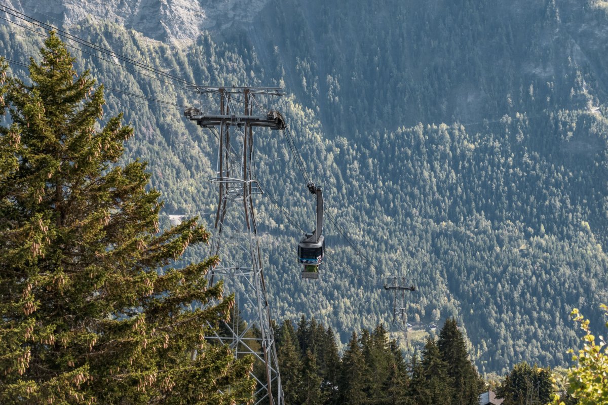 Luftseilbahn Mörel-Greich-Riederalp, Oktober 2021