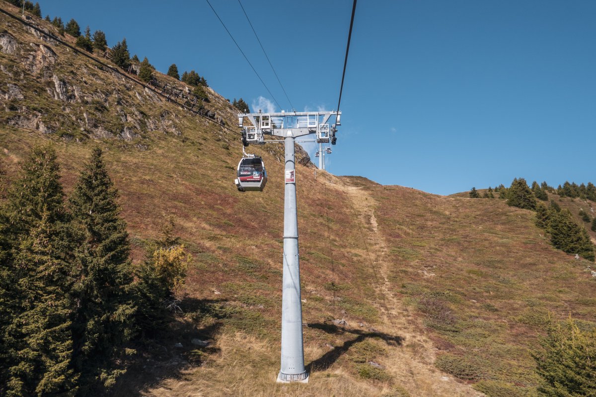Kabinenbahn Riederalp-Blausee, Oktober 2021