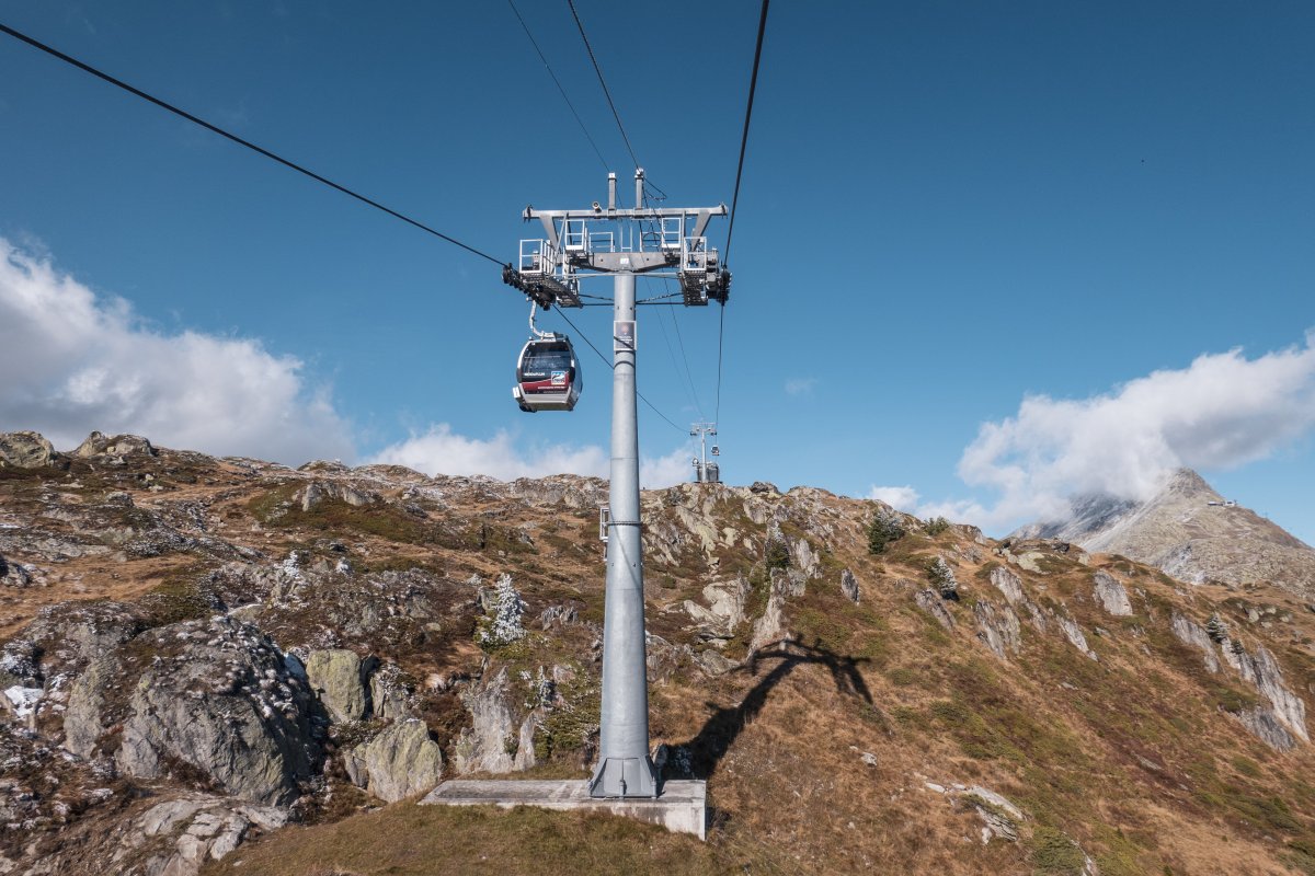 Kabinenbahn Blausee-Moosfluh, Oktober 2021