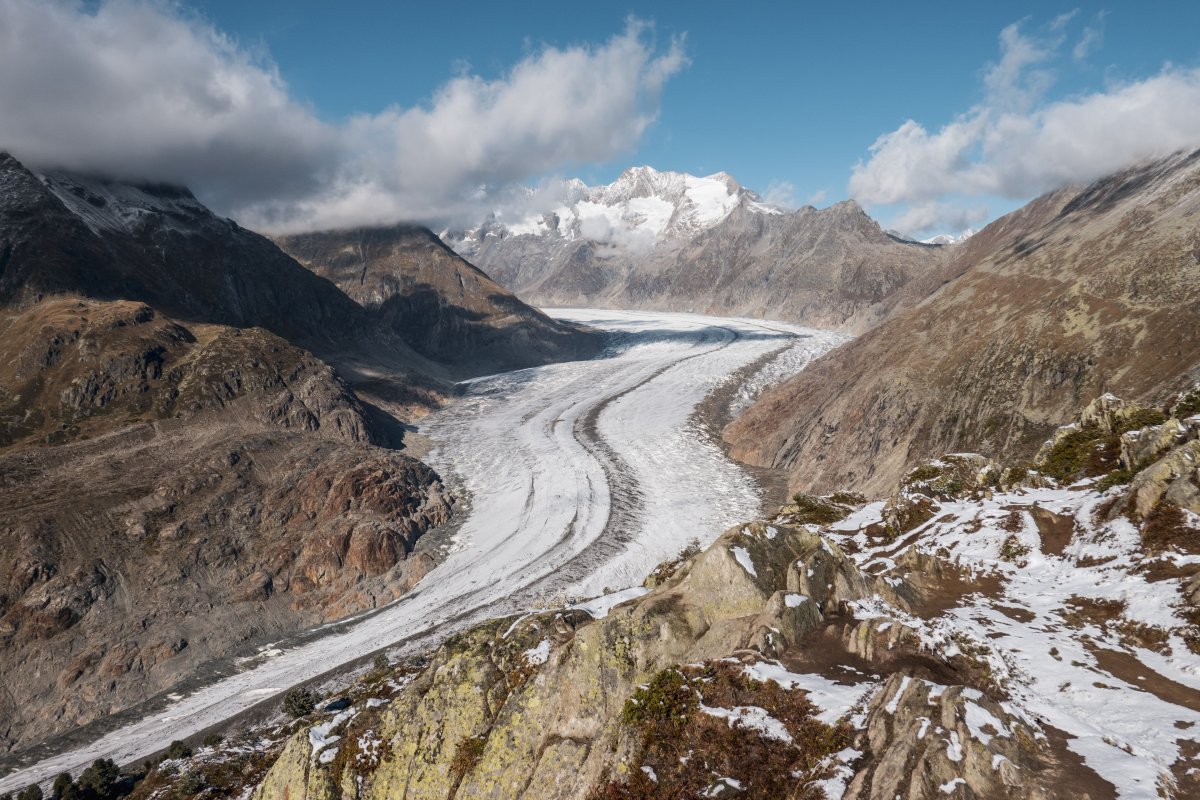 Aletschgletscher, Oktober 2021