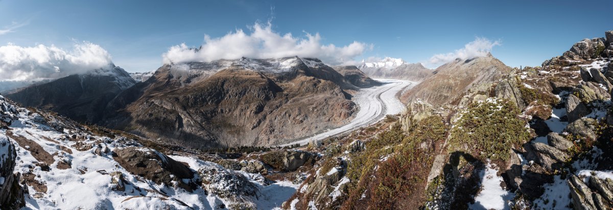 Aletschgletscher, Oktober 2021