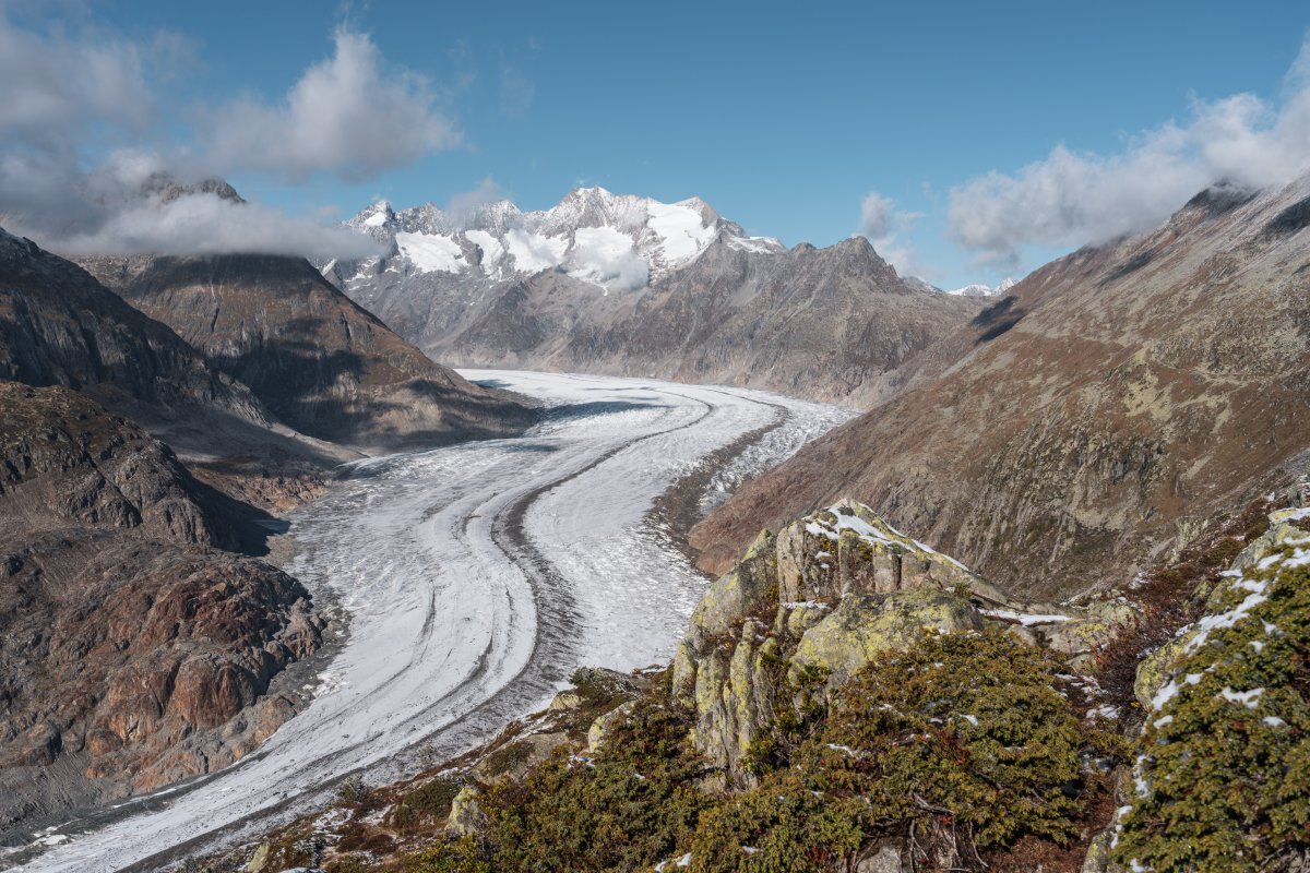 Aletschgletscher, Oktober 2021
