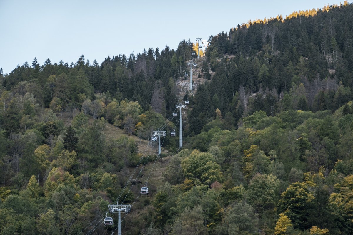 Kabinenbahn Fiesch-Fiescheralp, Oktober 2021