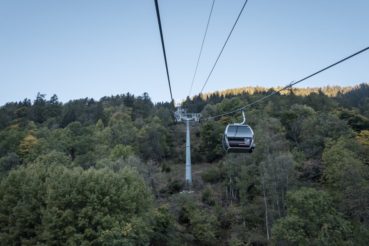 Kabinenbahn Fiesch-Fiescheralp, Oktober 2021