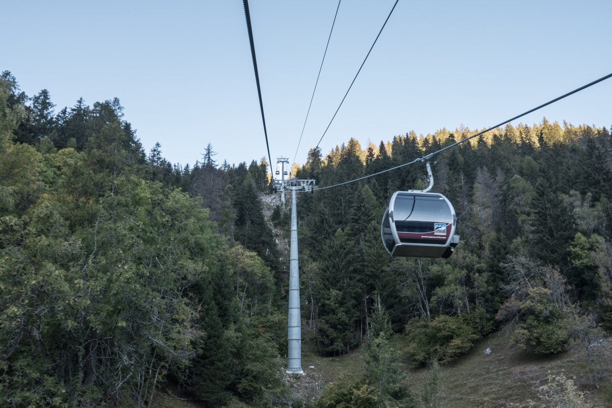 Kabinenbahn Fiesch-Fiescheralp, Oktober 2021