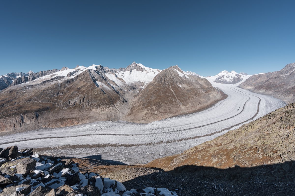 Aletschgletscher, Oktober 2021