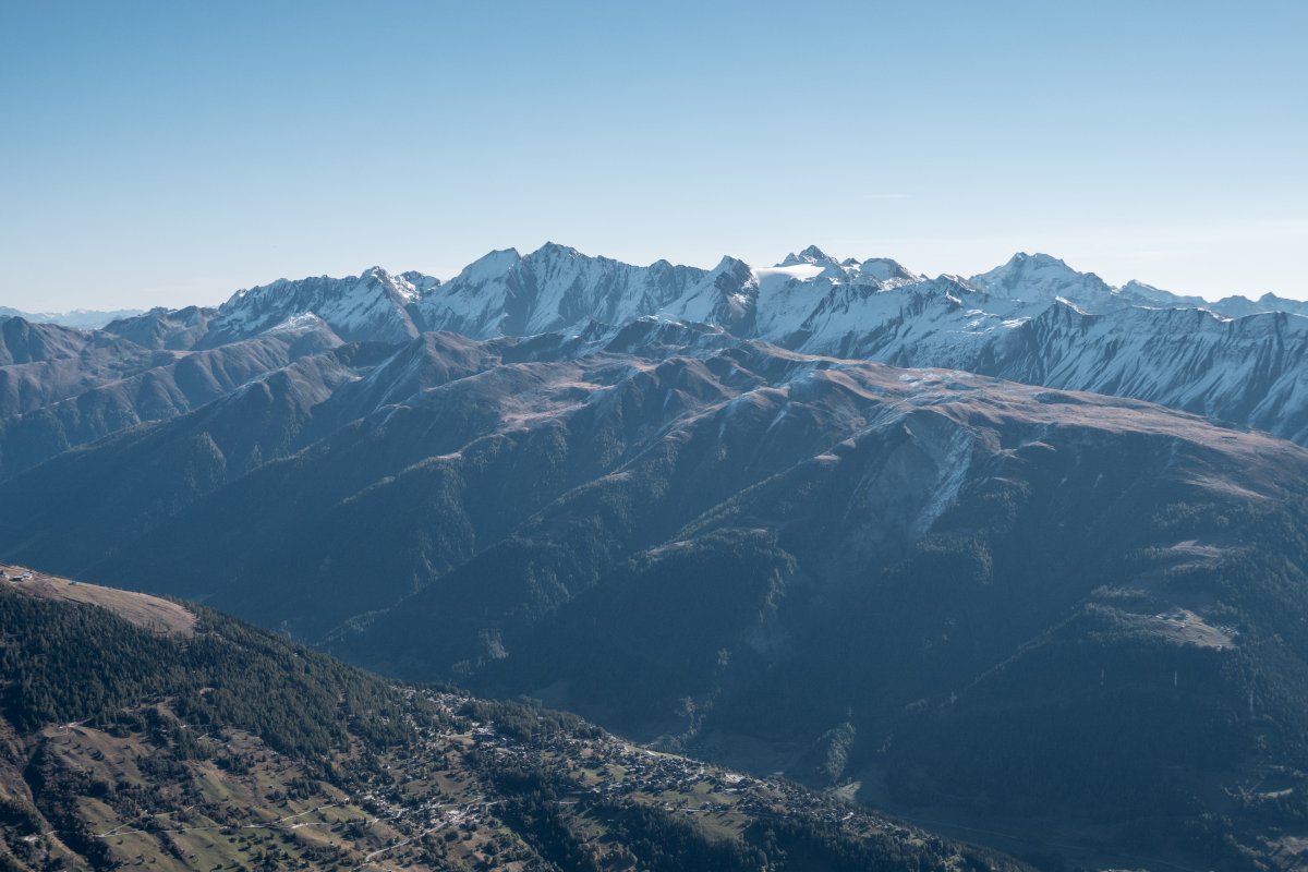 Panorama vom Eggishorn, Oktober 2021