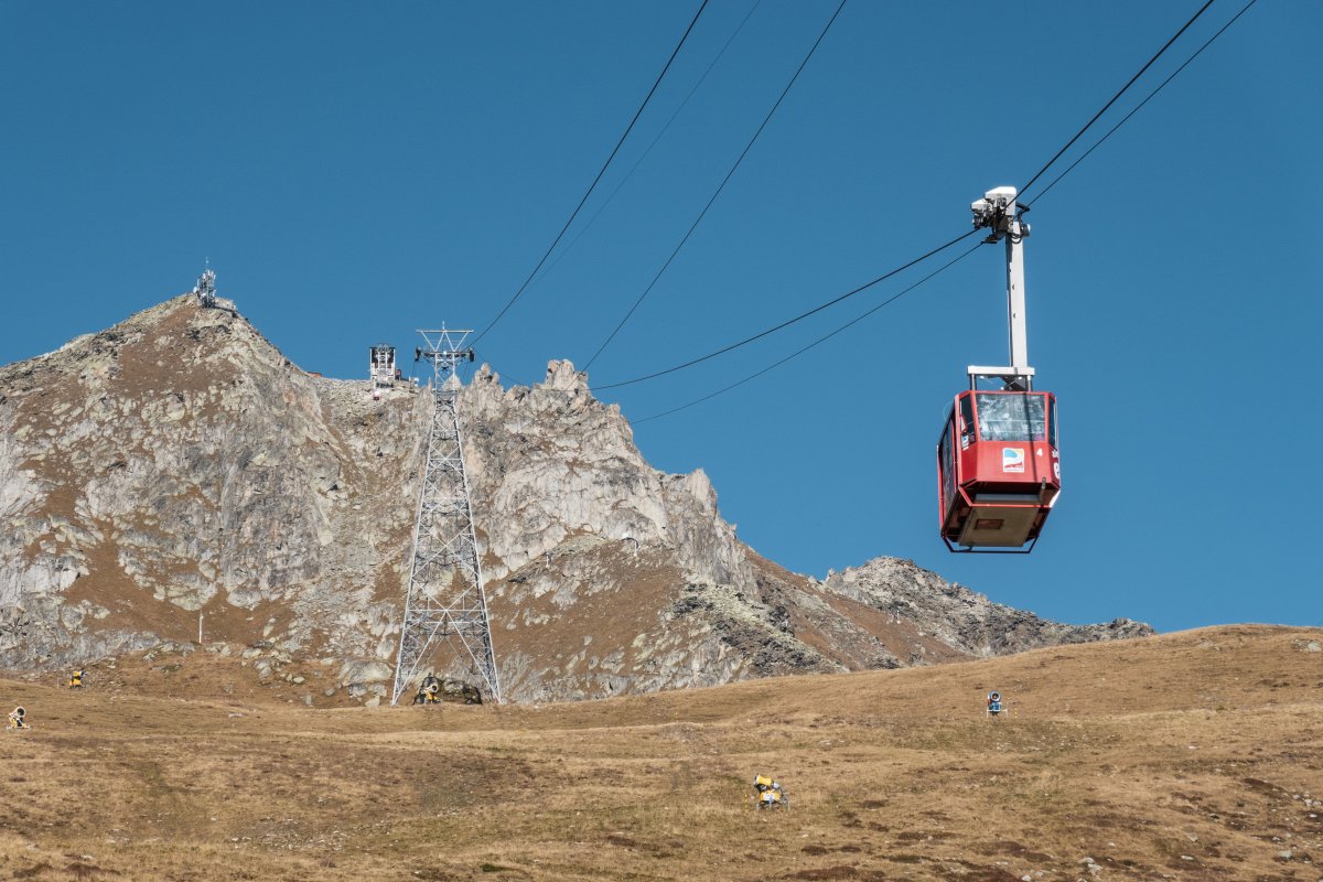 Seilbahn am Eggishorn in der Aletschregion