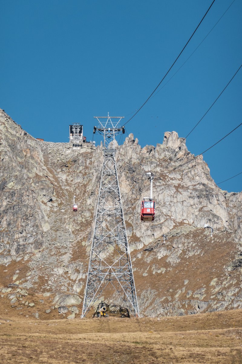 Seilbahn am Eggishorn in der Aletschregion