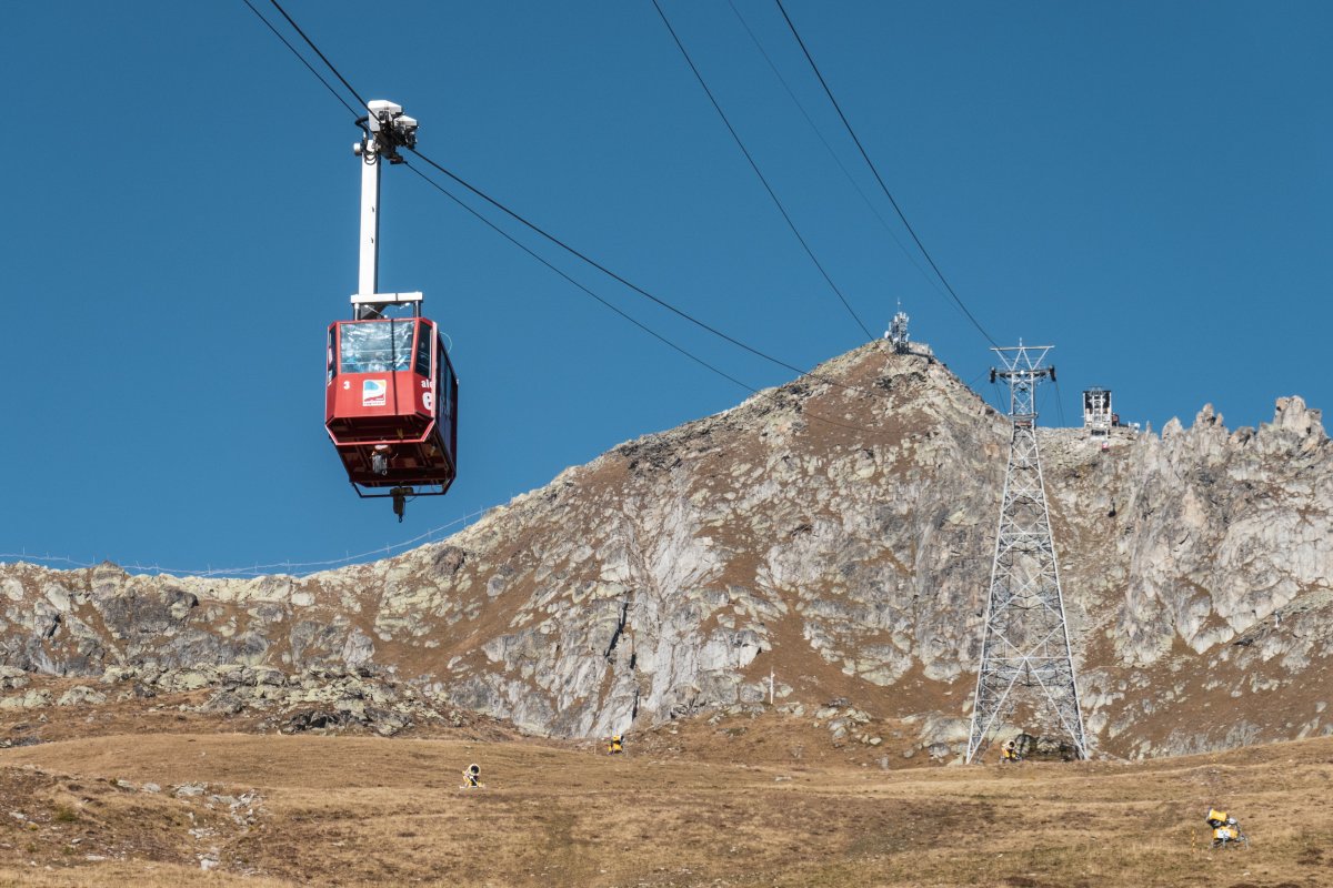 Seilbahn am Eggishorn in der Aletschregion