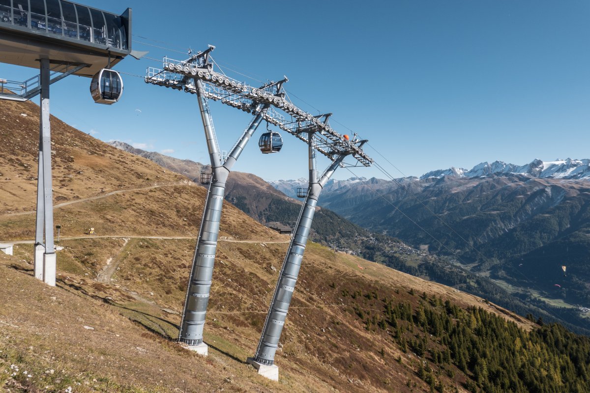 Kabinenbahn Fiesch-Fiescheralp, Oktober 2021