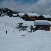 Talstationen der Trainerschlepplifte Bettmeralp, April 2006