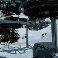 Talstationen der Schlepplifte Alpmatten, April 2006