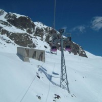Kabinenbahn Bettmeralp-Bettmerhorn, April 2006