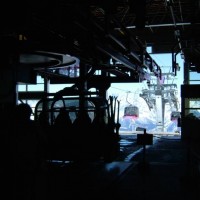 Bergstation der Kabinenbahn Bettmeralp-Bettmerhorn, April 2006