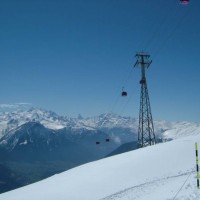 Kabinenbahn Bettmeralp-Bettmerhorn, April 2006