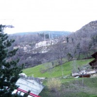 Kabinenbahn Mörel-Ried, April 2006