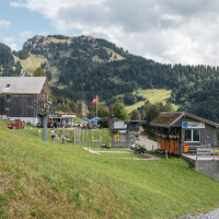 Talstation des Schlepplifts Bärenfall, September 2022