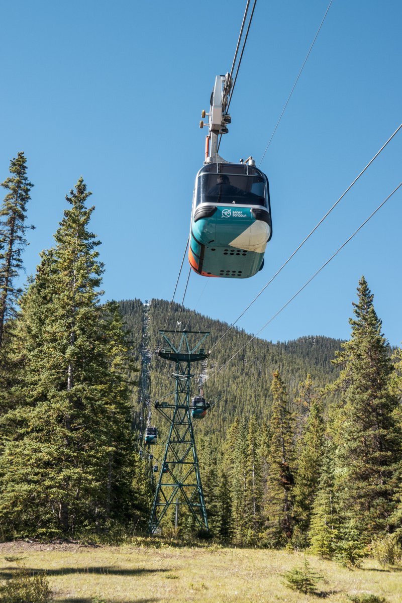 Kabinenbahn Banff-Sulphur Mountain, September 2024