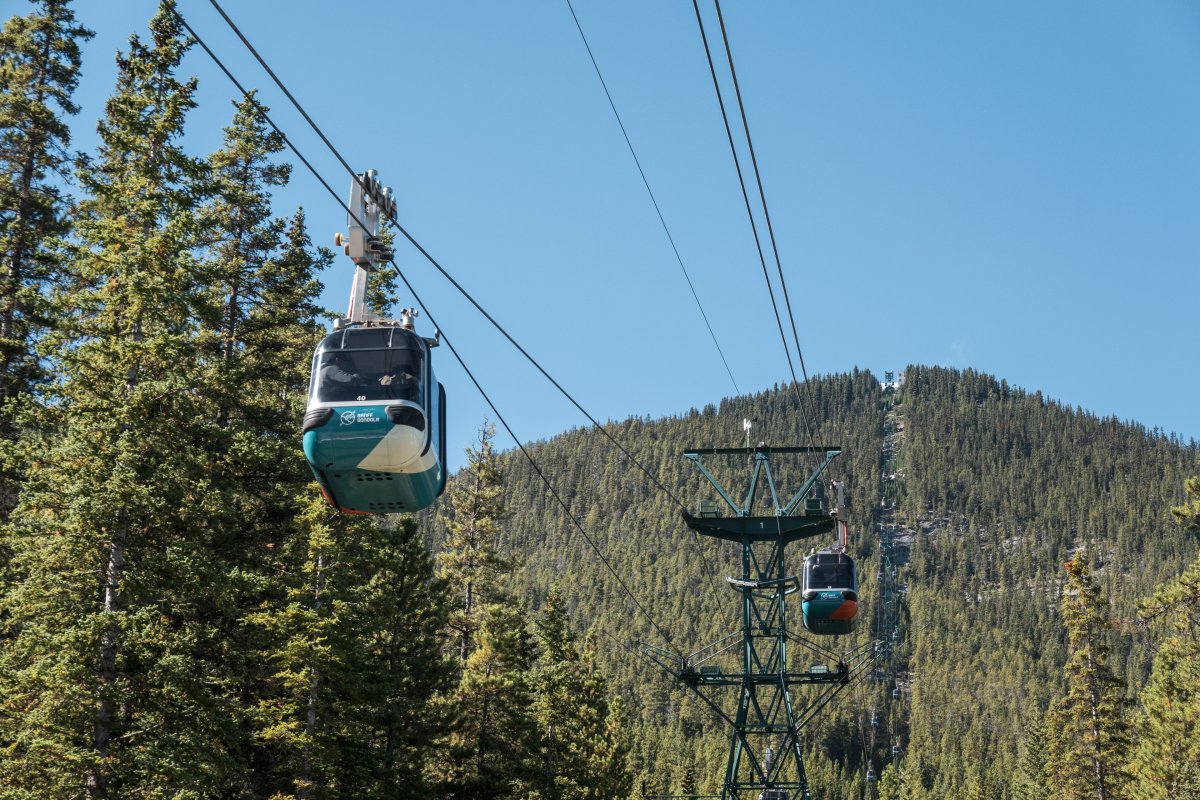 Kabinenbahn Banff-Sulphur Mountain, September 2024