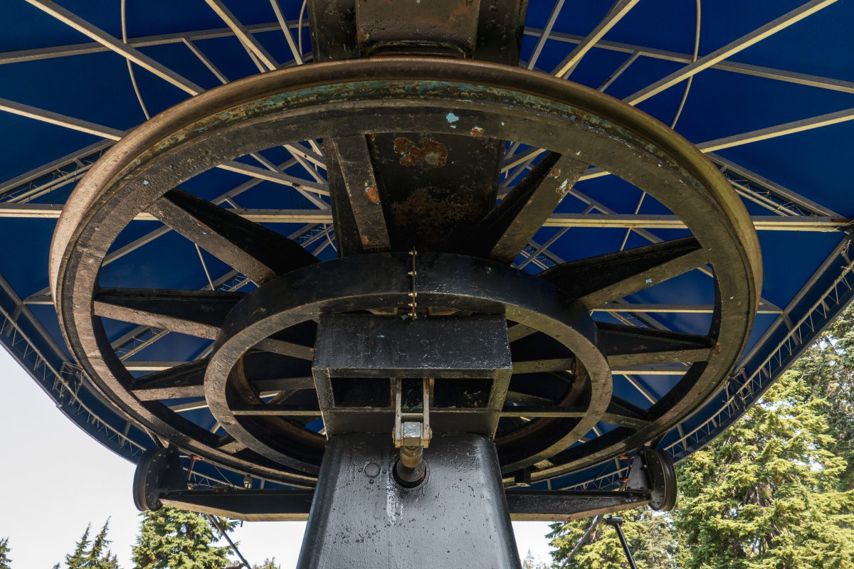 Talstation der Sesselbahn Brockton, September 2024