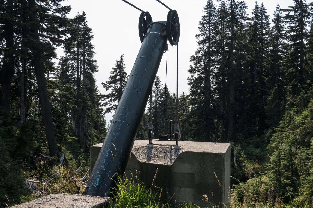 Talstation der Sesselbahn Brockton, September 2024