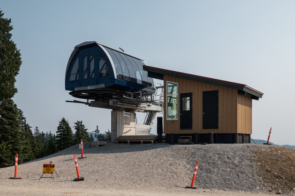 Bergstation der Sesselbahn Lodge, September 2024