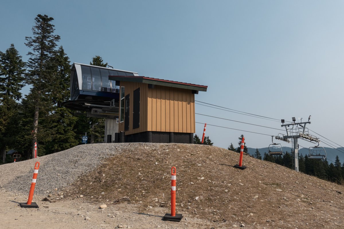 Bergstation der Sesselbahn Lodge, September 2024