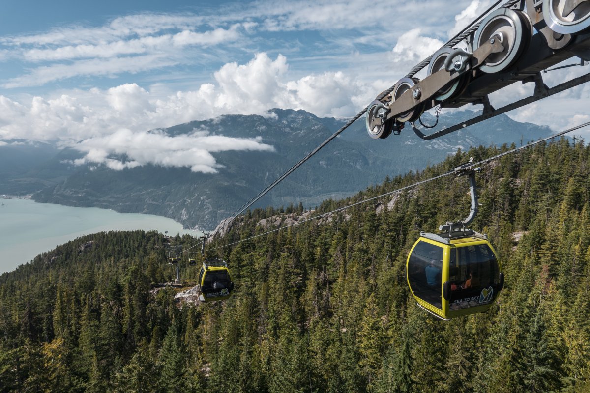 Kabinenbahn Squamish-Sea to Sky, September 2024