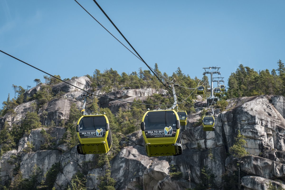 Kabinenbahn Squamish-Sea to Sky, September 2024