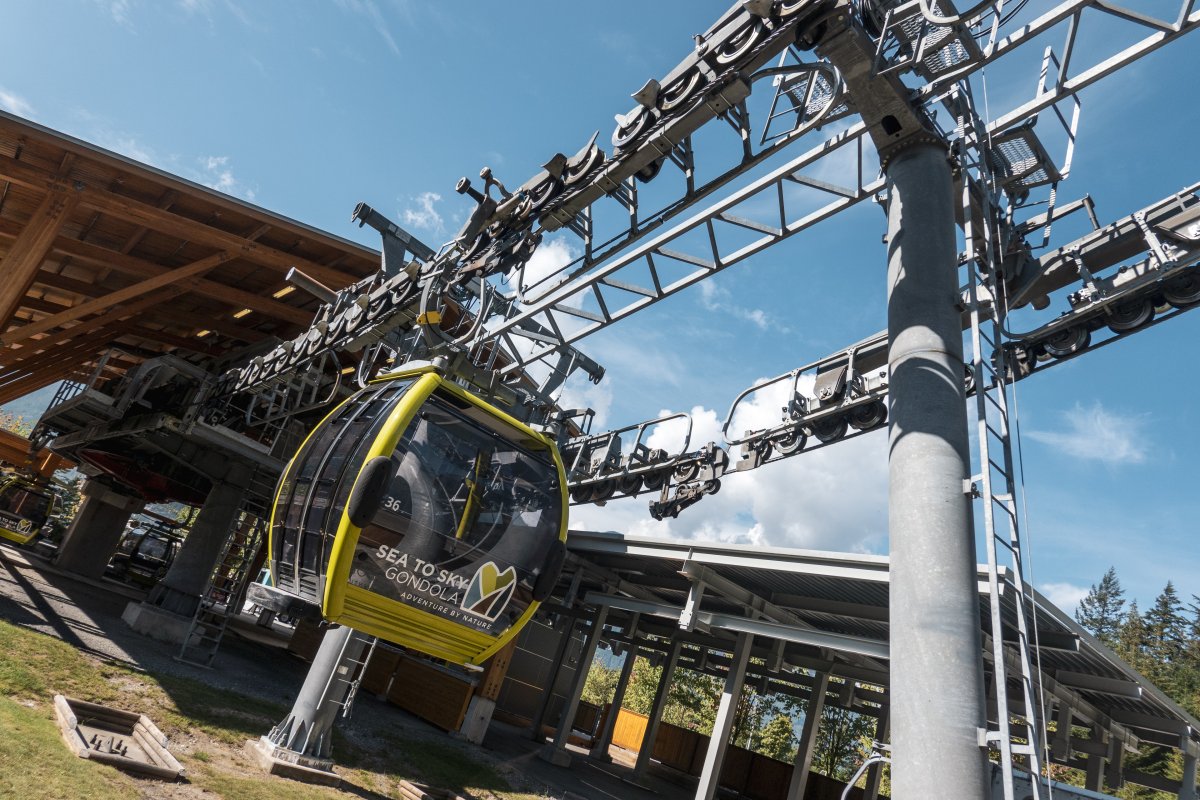 Kabinenbahn Squamish-Sea to Sky, September 2024