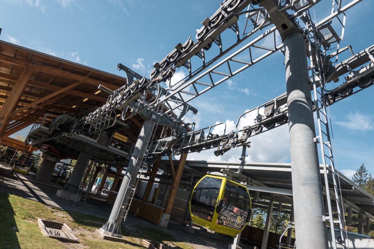 Kabinenbahn Squamish-Sea to Sky, September 2024
