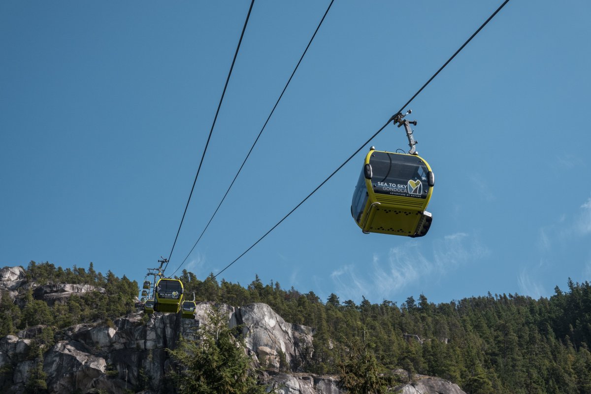 Kabinenbahn Squamish-Sea to Sky, September 2024
