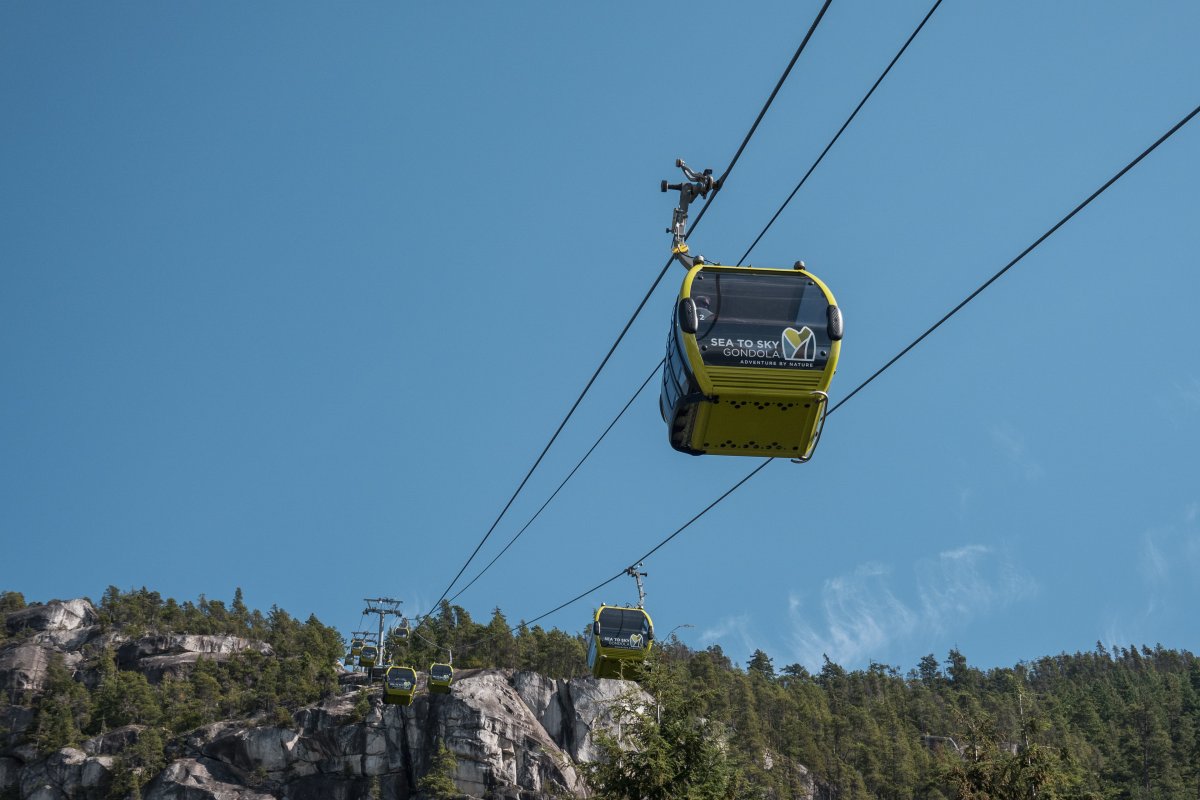 Kabinenbahn Squamish-Sea to Sky, September 2024