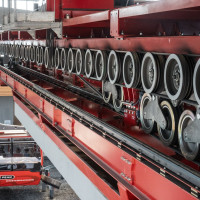 Bergstation der Kabinenbahn Peak to Peak, September 2024