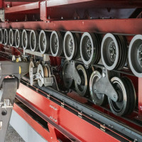 Bergstation der Kabinenbahn Peak to Peak, September 2024