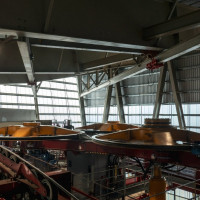 Bergstation der Kabinenbahn Peak to Peak, September 2024