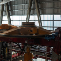 Bergstation der Kabinenbahn Peak to Peak, September 2024