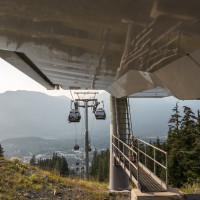 Bergstation der Kabinenbahn Lower Blackcomb, September 2024