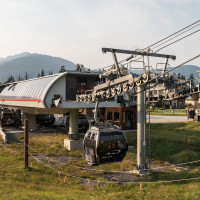 Talstation der Kabinenbahn Lower Blackcomb, September 2024