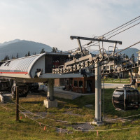 Talstation der Kabinenbahn Lower Blackcomb, September 2024