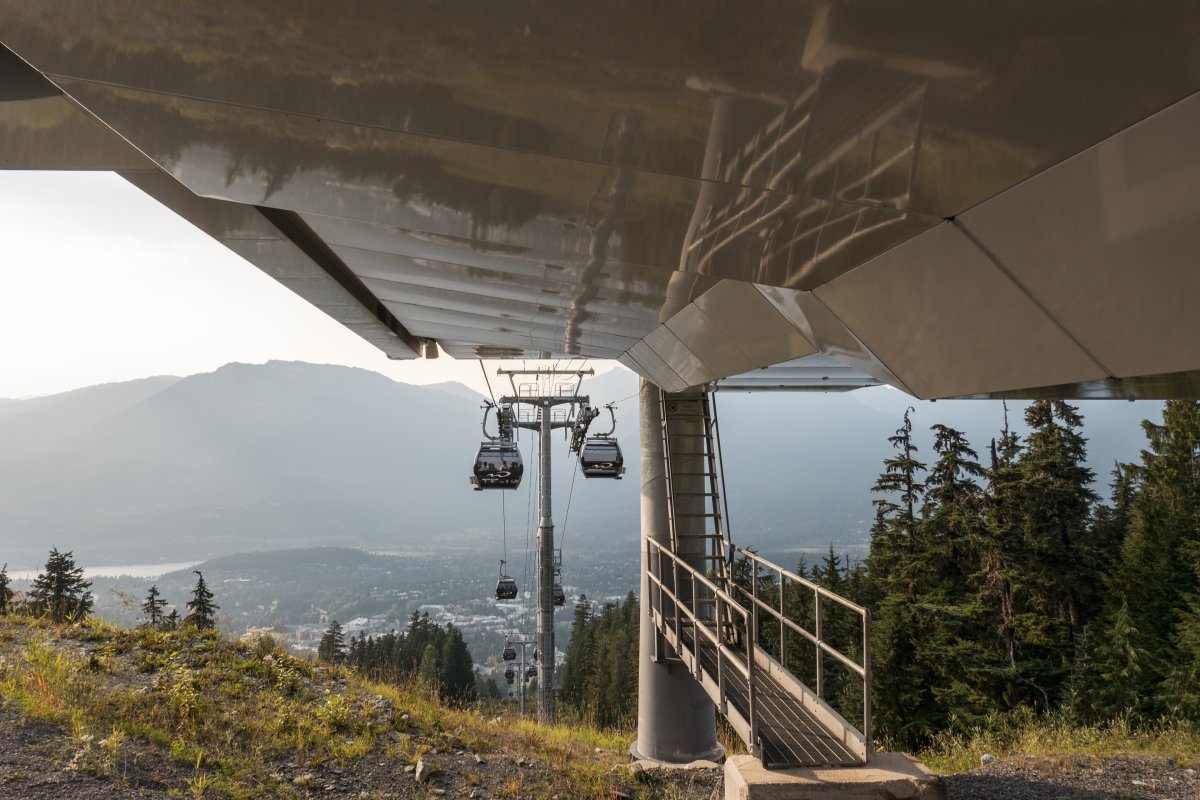 Bergstation der Kabinenbahn Lower Blackcomb, September 2024