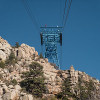 Luftseilbahn Albuquerque-Sandia Peak, Oktober 2024