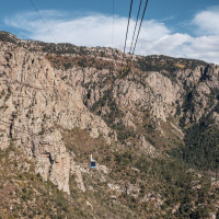 Luftseilbahn Albuquerque-Sandia Peak, Oktober 2024