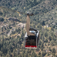 Luftseilbahn Albuquerque-Sandia Peak, Oktober 2024
