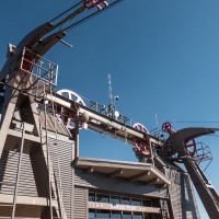 Bergstation der Luftseilbahn Albuquerque-Sandia Peak, Oktober 2024