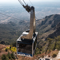 Luftseilbahn Albuquerque-Sandia Peak, Oktober 2024
